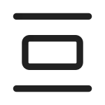 Center Vertically SVG Icon